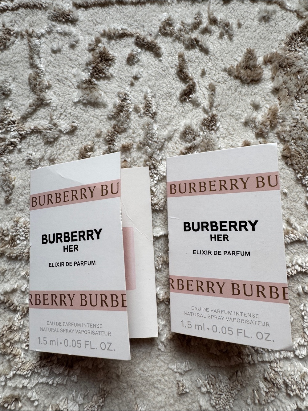 Burberry Her Elixir de Parfum 2pc Sample Set 3ml NEW